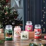 Bougie Yankee Candle mèche coton naturelle centrée pour une combustion propre.