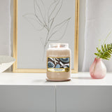Bougie Yankee Candle Large Seaside Woods, ambiance douce et accueillante dans votre espace.