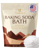 YARELI bicarbonate de soude naturel pour bain, texture fine et pure, dilution facile dans l’eau chaude.