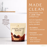 Emballage pratique de 10 livres de bicarbonate USP pour rangement simple.