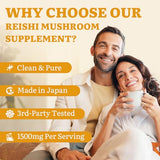 Formule végan bio Yasumako Reishi sans additifs artificiels