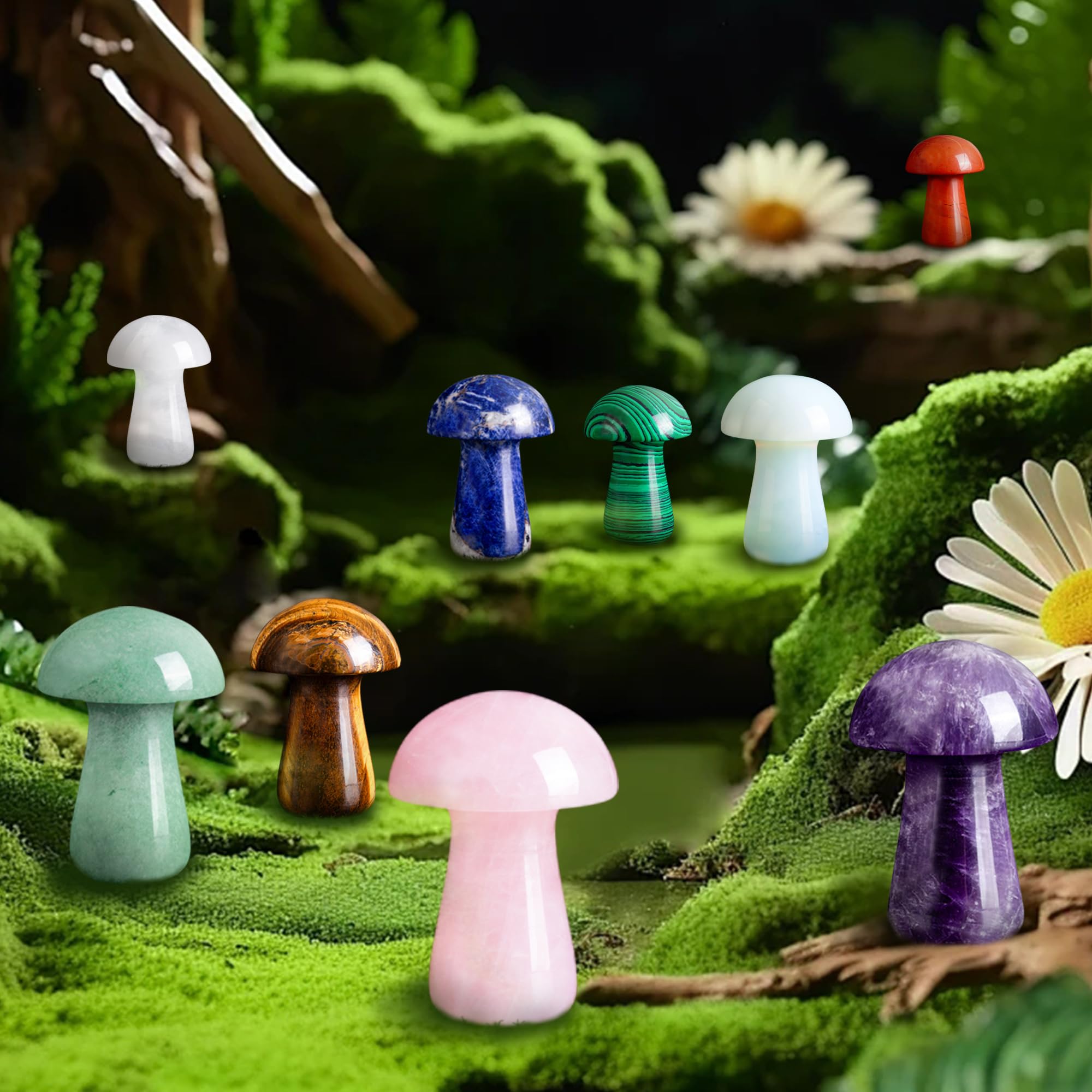 YATOJUZI pierre malachite polie, symbole d'harmonie et d'ouverture.