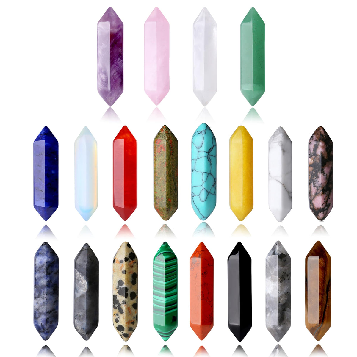 YATOJUZI améthyste – pointe hexagonale, équilibre émotionnel et clarté.