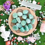 YATOJUZI Aventurine verte: pierres polies décoration intérieure feng shui
