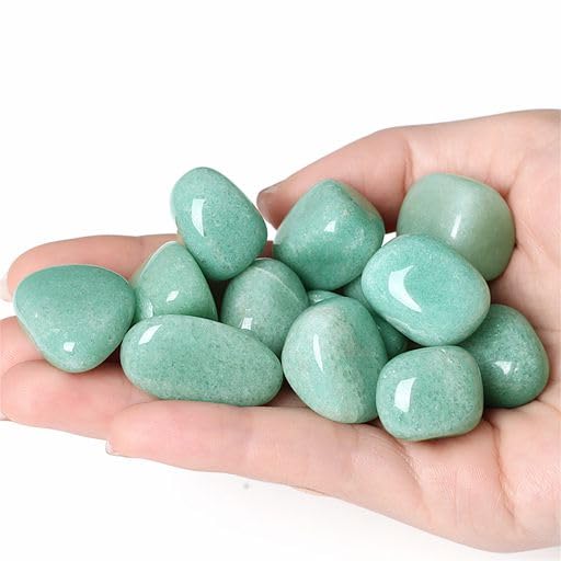 YATOJUZI Aventurine verte: pierres polies ensemble méditation décoration zen