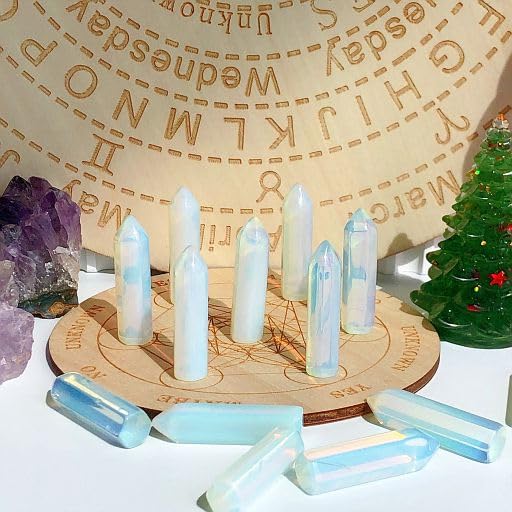 Bâton cristal Opal YATOJUZI, outil de focalisation lors de séances de pleine conscience.