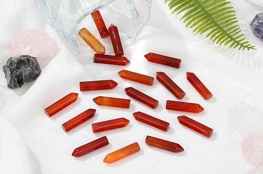 Bâtons hexagonaux YATOJUZI en cristal, utiles pour diriger l’énergie et la concentration.