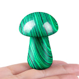 YATOJUZI champignon décor cristal malachite, décor élégant et énergie positive potentielle.