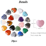 YATOJUZI cœur en lapis-lazuli — intuition et communication