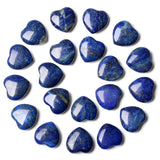 Prière pierres cœur en lapis-lazuli YATOJUZI, parfait pour méditation et concentration.