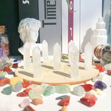 Coffret cadeau YATOJUZI contenant pierres quartz clair