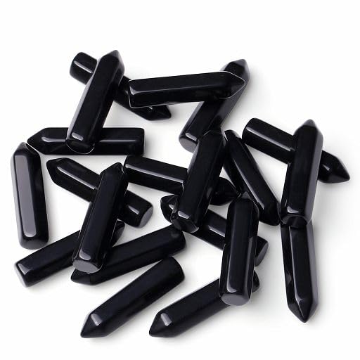 YATOJUZI ensemble-pierres-obsidienne-noire-polies pour méditation et concentration.