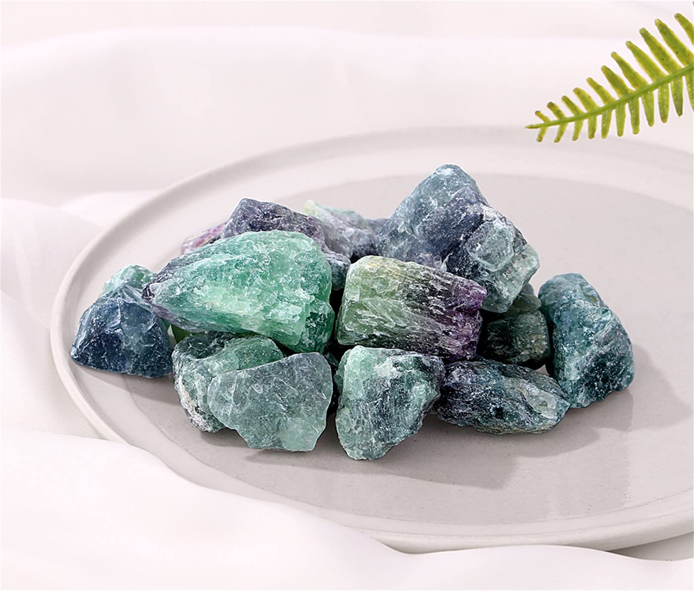 Pierres brutes fluorite YATOJUZI pour bijoux.