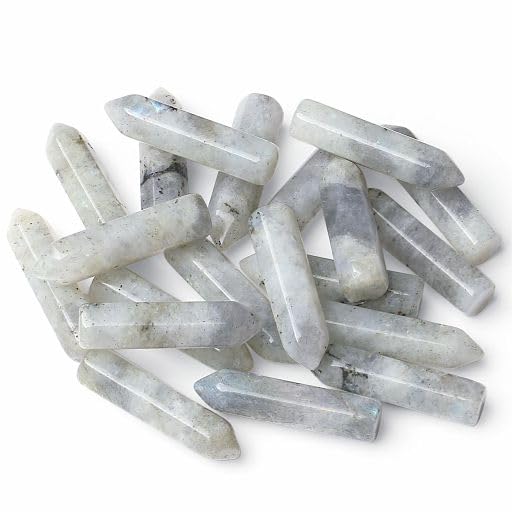 YATOJUZI Labradorite: ensemble de pierres naturelles polies pour méditation et équilibre énergétique.