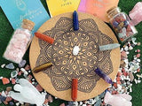 Coffret cadeau YATOJUZI avec 20 pierres naturelles pour offrir.