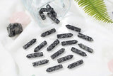 YATOJUZI pierre obsidienne flocon de neige en gros plan pour concentration.