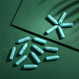 YATOJUZI pointes hexagonales turquoise, outil Reiki et concentration.