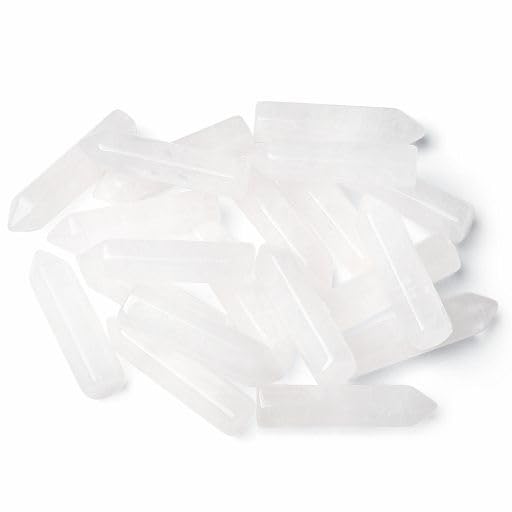 Gemme cristal clair YATOJUZI, points hexagonaux favorisant concentration et énergie positive
