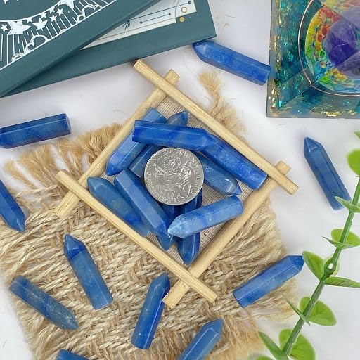 YATOJUZI présentation des cristaux aventurine bleue, cadeau idéal pour bien-être.