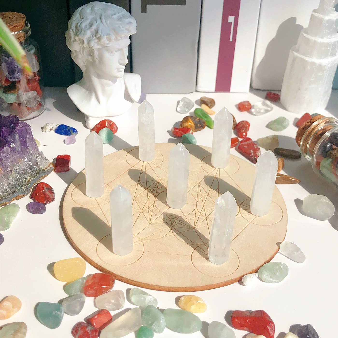 YATOJUZI quartz clair, boîte cadeau élégante avec logo.