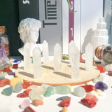 YATOJUZI quartz clair, galets polis pour ambiance zen et énergie positive.