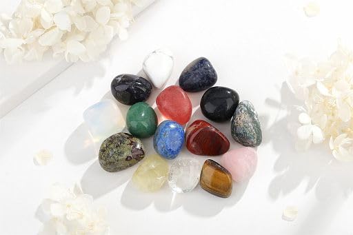 YATOJUZI quartz clair, pierre polie pour concentration et clarté mentale.