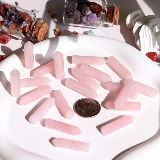 YATOJUZI quartz rose, outils pour méditation des chakras et équilibre intérieur.