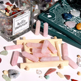 YATOJUZI quartz rose – points hexagonaux pour activation des chakras.
