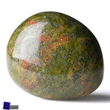 Unakite naturel YATOJUZI, utilisé pour apaiser les émotions pendant la méditation.