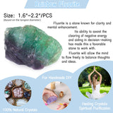 YATOJUZI Rainbow Fluorite arc-en-ciel, polissage simple pour finaliser des bijoux.