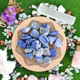 YATOJUZI sodalite bleue, pierre polie, utile comme accessoire de feng shui.