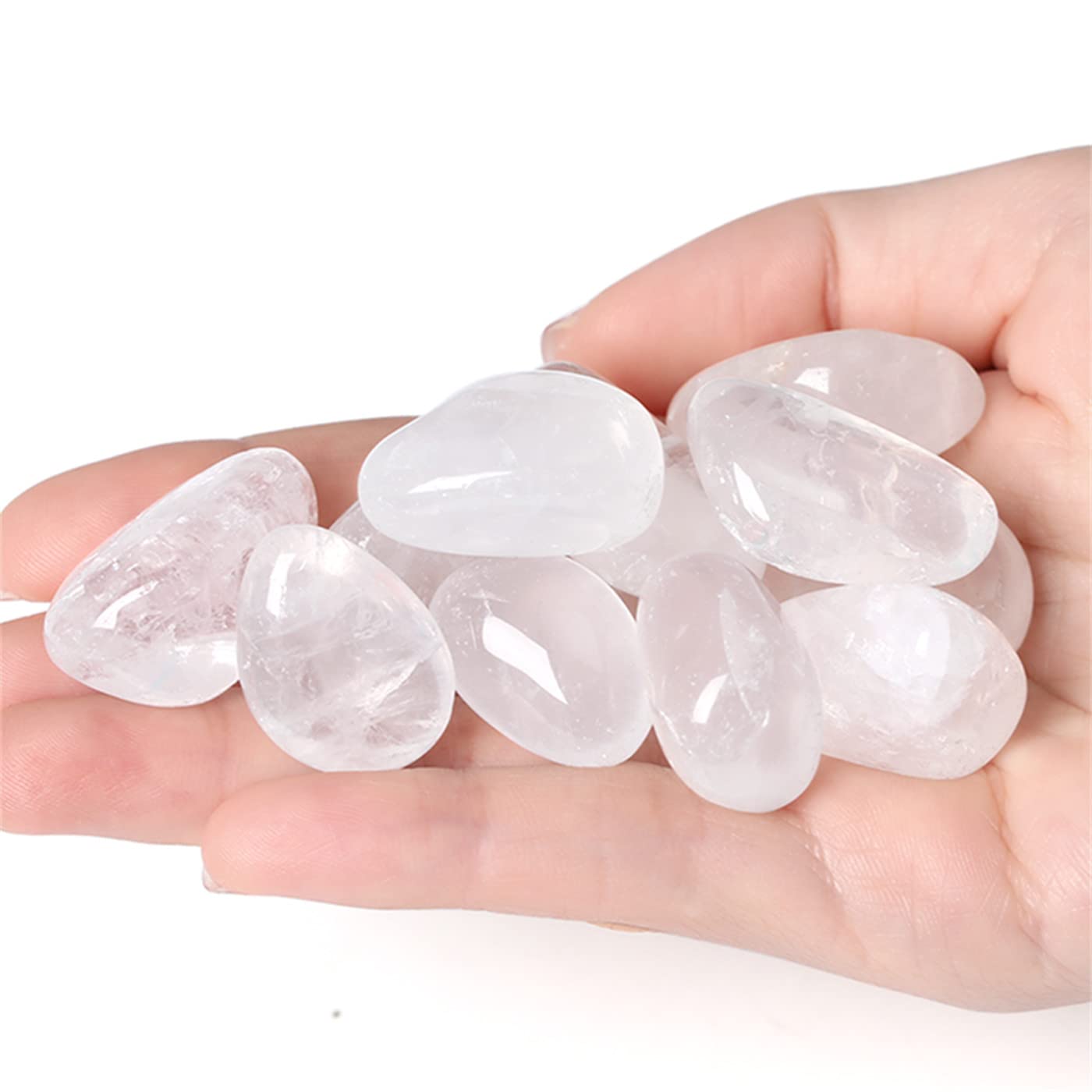 Pierres YATOJUZI quartz rose, pierre roulée pour équilibre émotionnel et ambiance apaisante