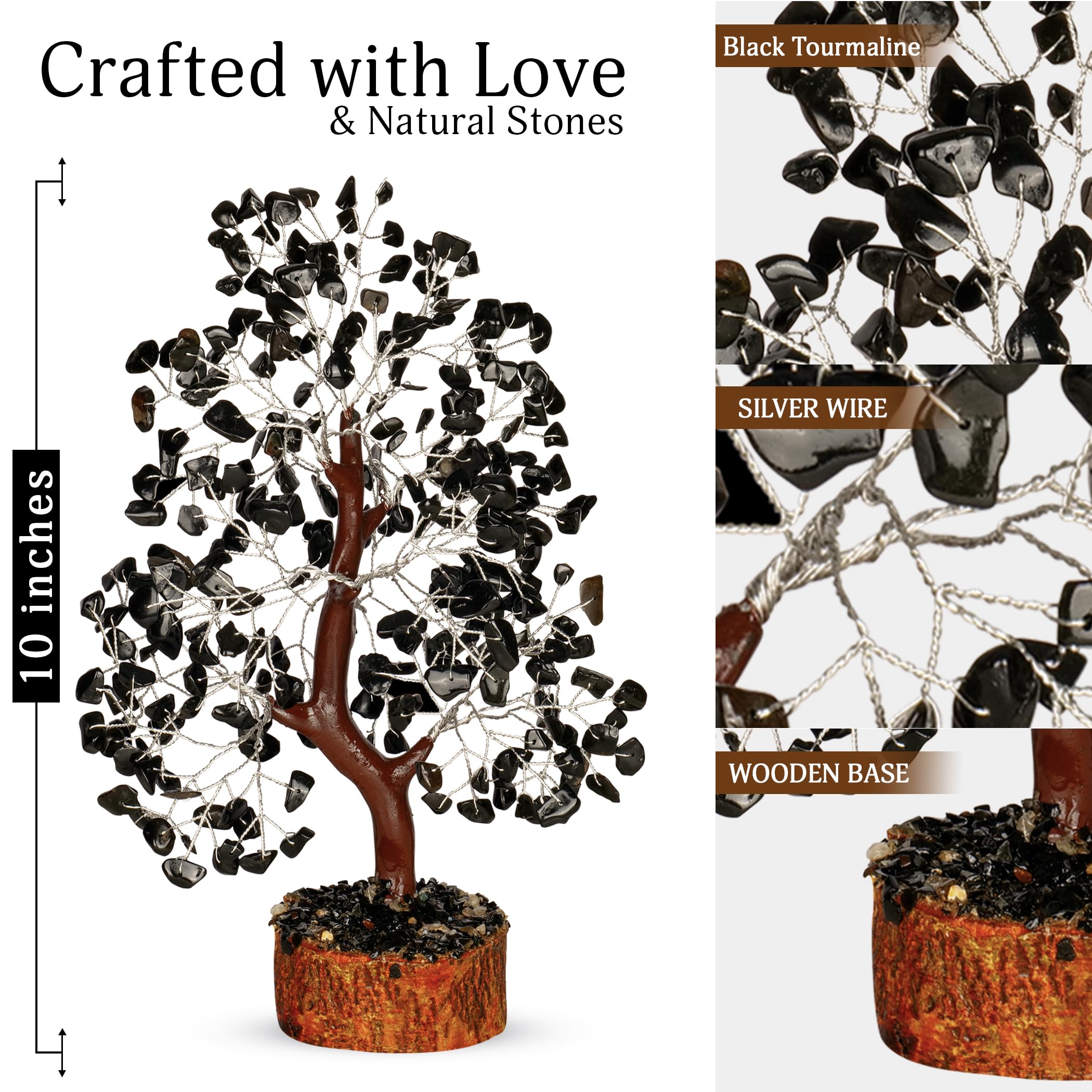 YATSKIA arbre de vie noir décor Feng Shui favorisant l’harmonie