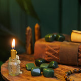Pierres colorées YATSKIA aventurine verte pour décor et énergie positive.