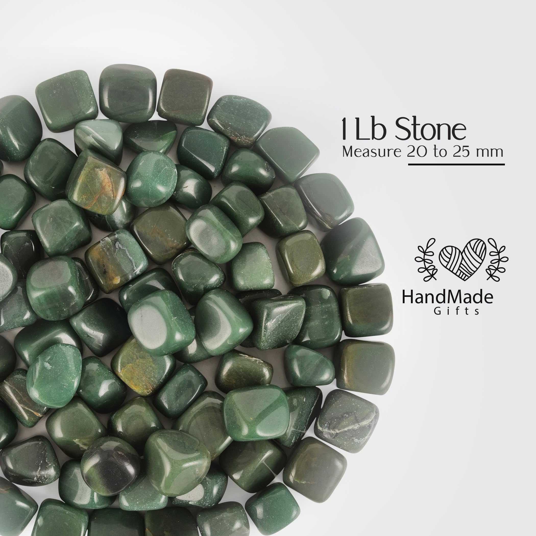 Pierres décoratives YATSKIA aventurine verte — ambiance zen à la maison.