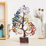 YATSKIA Arbre – base bois et tronc doré pour ambiance zen.