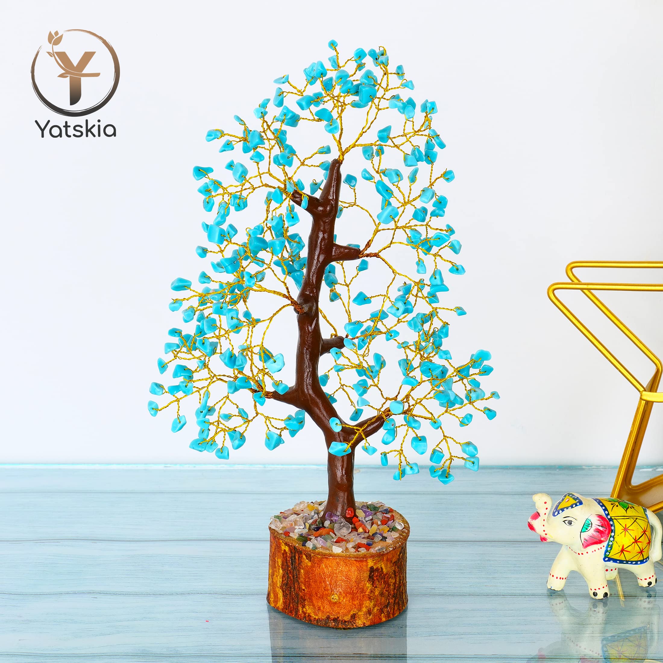 YATSKIA collier arbre vie sept chakras symbole d harmonie et d'inspiration