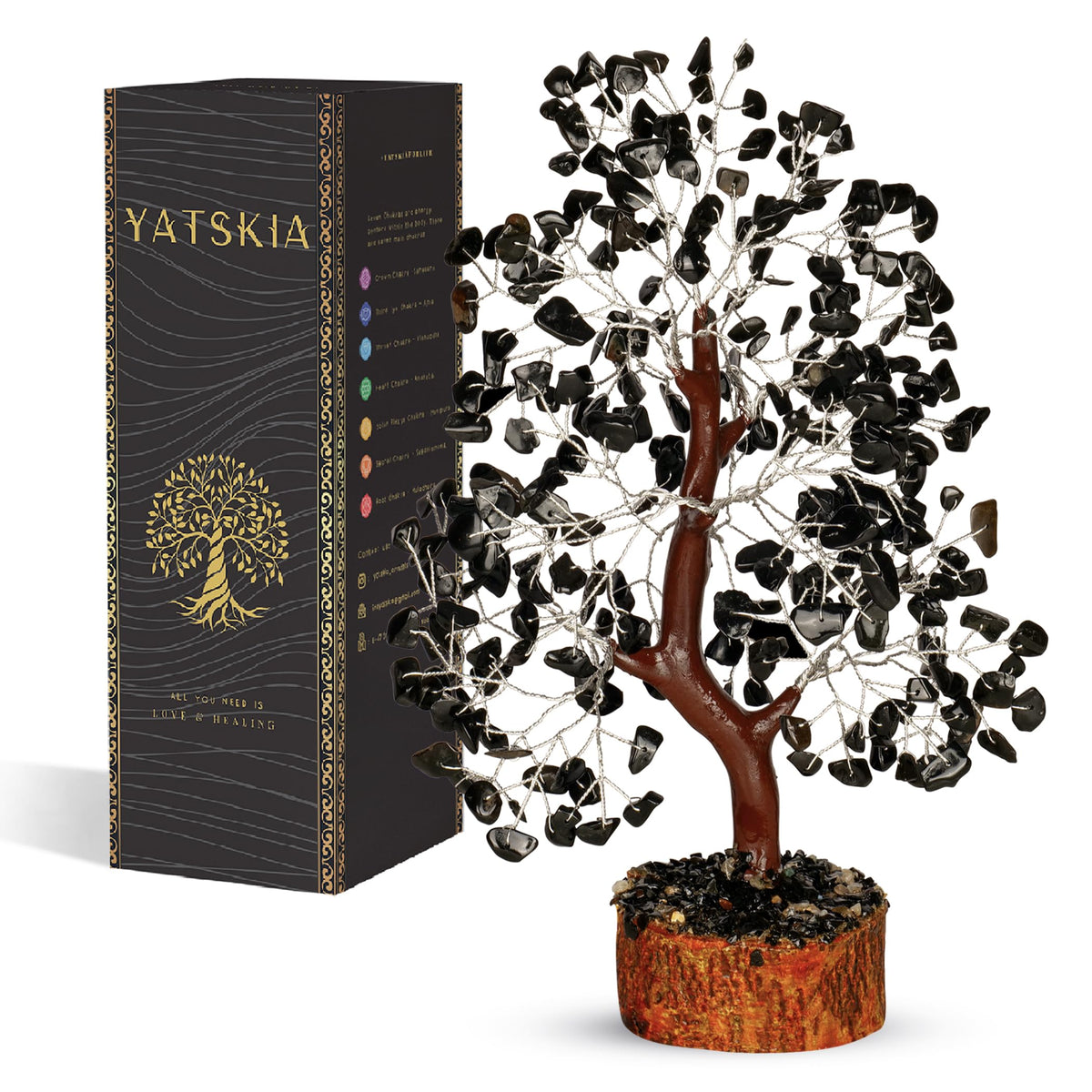 YATSKIA Tourmaline noire – bonsai décoratif pour harmoniser l’espace