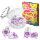 Yawsoy bouchons d'oreille Concert violet, confort durable et ajustement sûr.