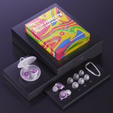 Couleur violet distinctif dans votre kit audio.