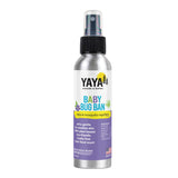 YAYA ORGANICS Baby Bug Ban, bouteille-pompe pratique, protège légèrement bébé contre les moustiques lors des sorties.