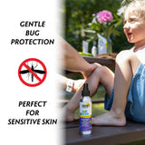 Sans DEET, YAYA ORGANICS Baby Bug Ban respecte une approche végétale.