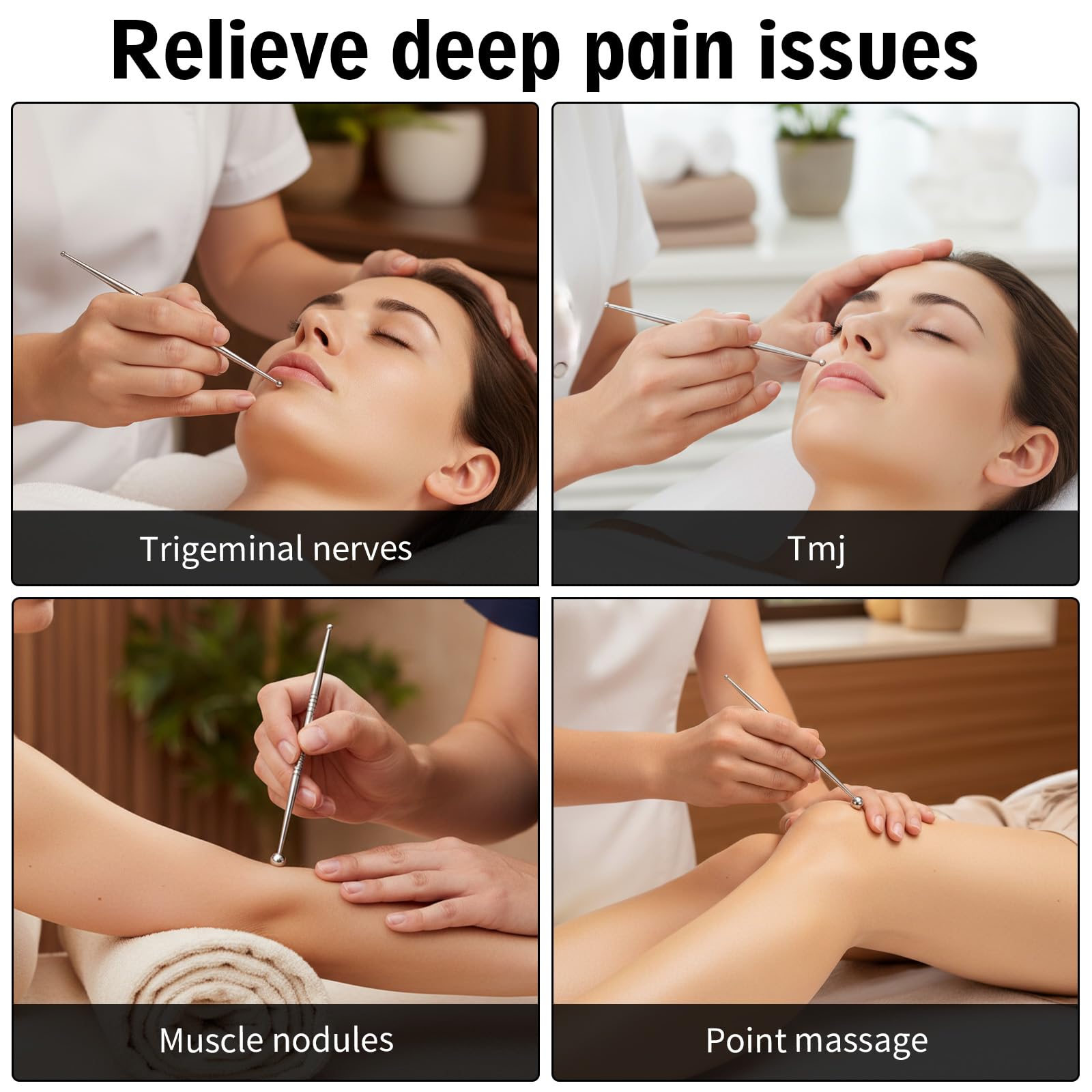 YBEATY stylo massage corps, utile pour la détente et le soulagement des tensions.