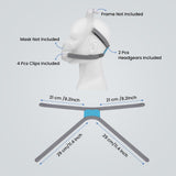 YBWM AirFit F30i headgear nettoyage facile, entretien sans effort.