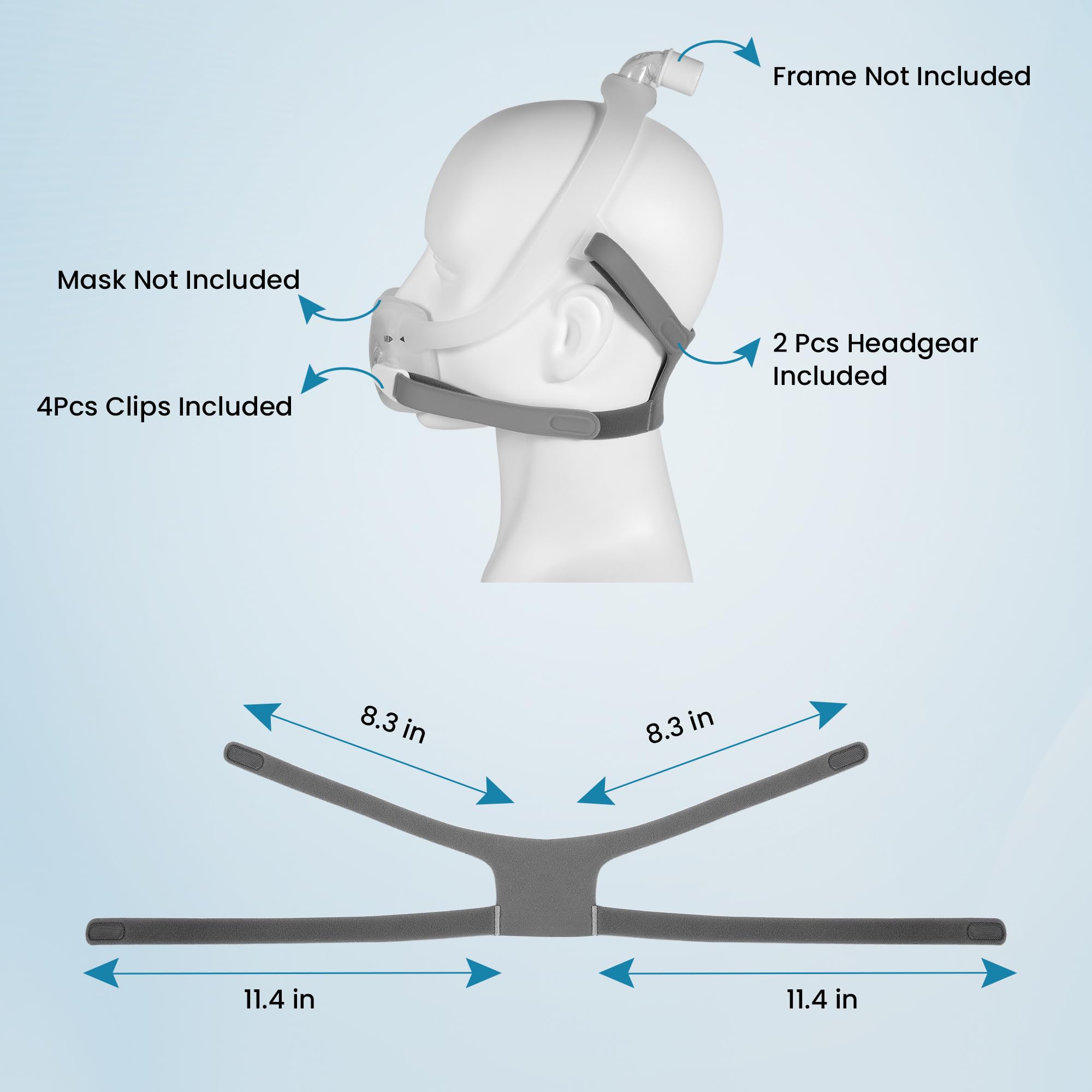 Connexion rapide avec clip magnétique DreamWear pour ajustement nocturne sans effort