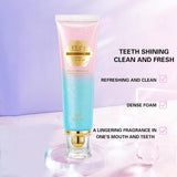 Dentifrice Niacinamide texture crème, douceur agréable au brossage.