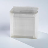 YeasHome detail couvercle accessible selenite, facile access pour bijoux et pierres