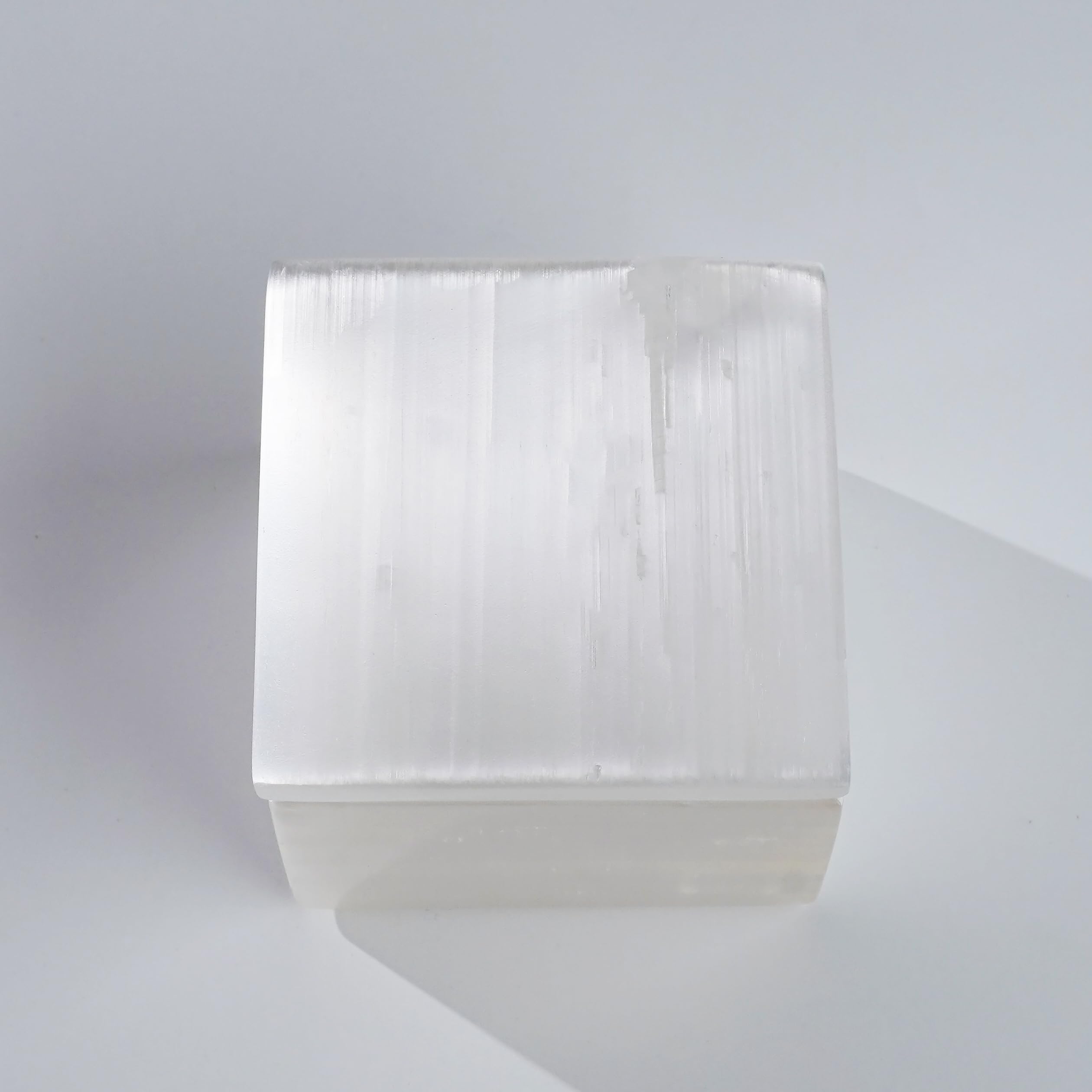 YeasHome rangement bijoux selenite petit coffret, rangement discret et chic
