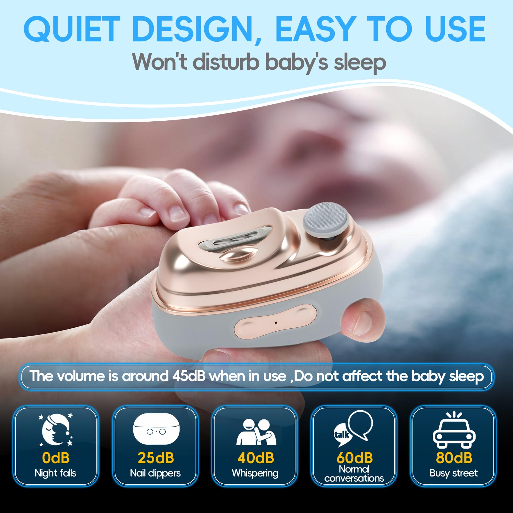 Yeesingsen rangement des chutes d'ongles pour un nettoyage sans éclats.