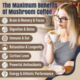 YEKBYOE café champignons faible caféine pour une routine quotidienne.